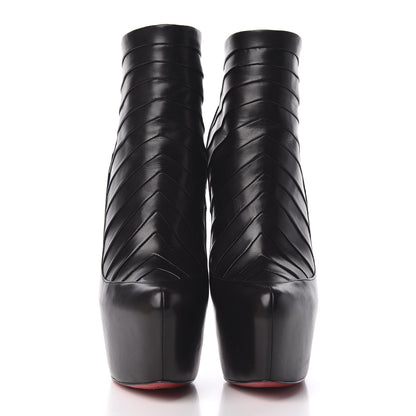 Christian Louboutin Nappa Amor 160 Platform Ankle Booties 38 Black 3 of 10