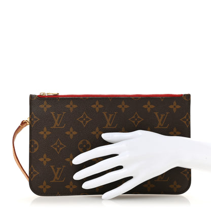 Louis Vuitton Monogram Neverfull MM GM Pochette Cherry 2 of 11