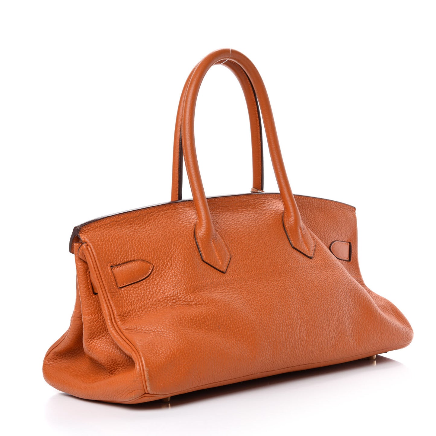 Taurillon Clemence JPG Birkin 42 Orange