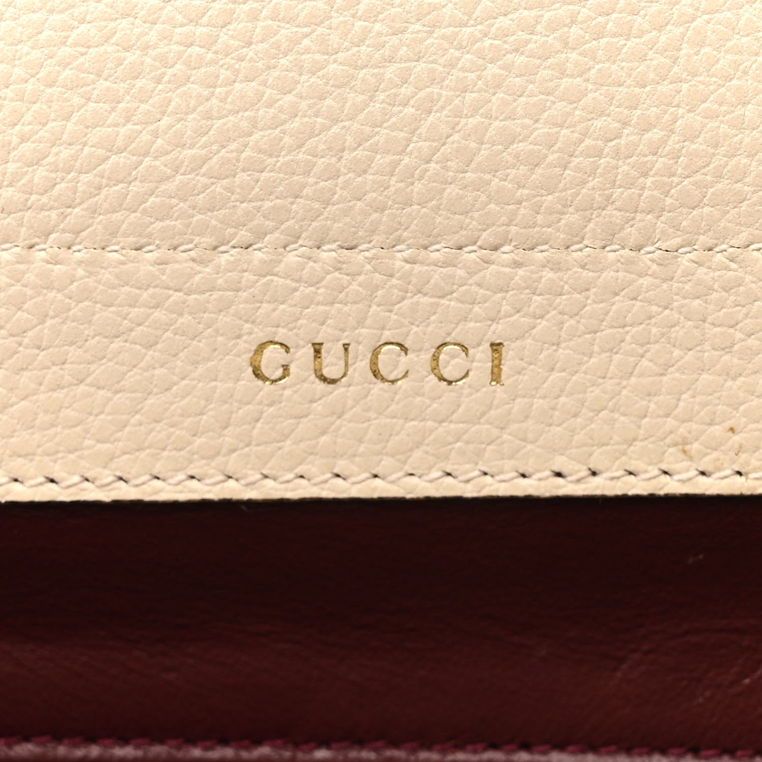 Gucci Grainy Calfskin Small Zumi Top Handle Bag Mystic White 8 of 16