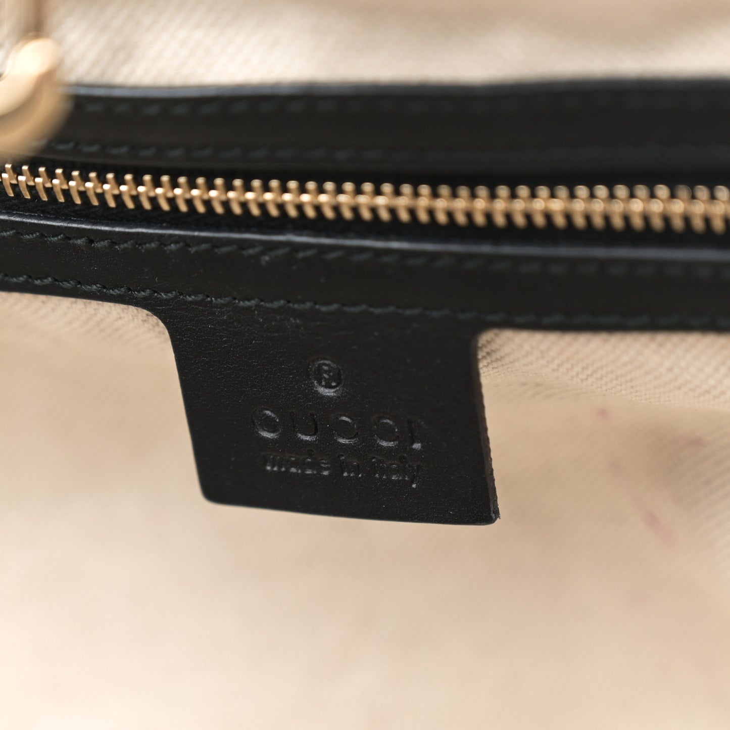 Microguccissima Medium Craft Tote Black