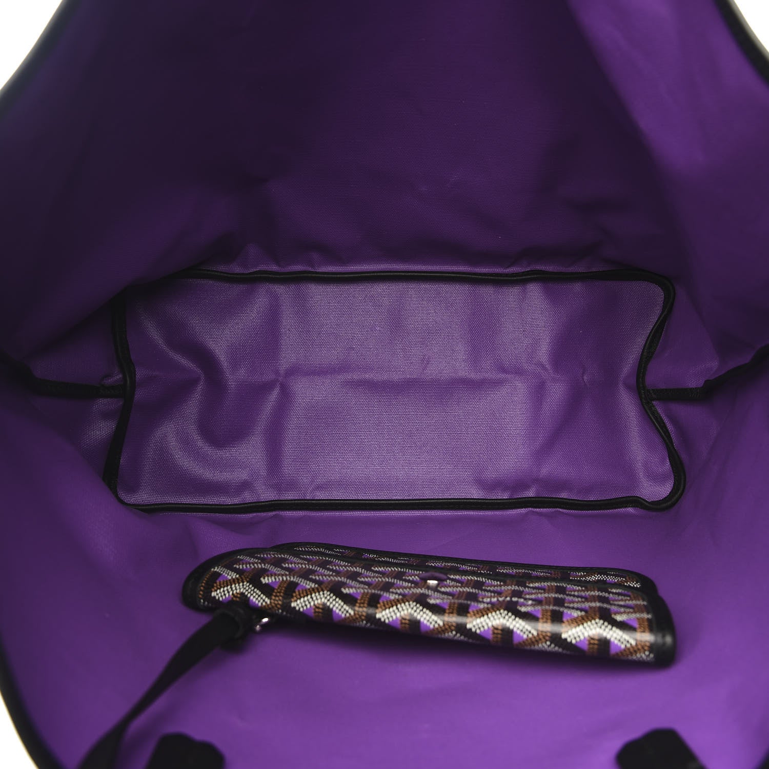 Goyard Goyardine Saint Louis Claire Voie PM Black Violet 5 of 8