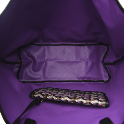 Goyard Goyardine Saint Louis Claire Voie PM Black Violet 5 of 8