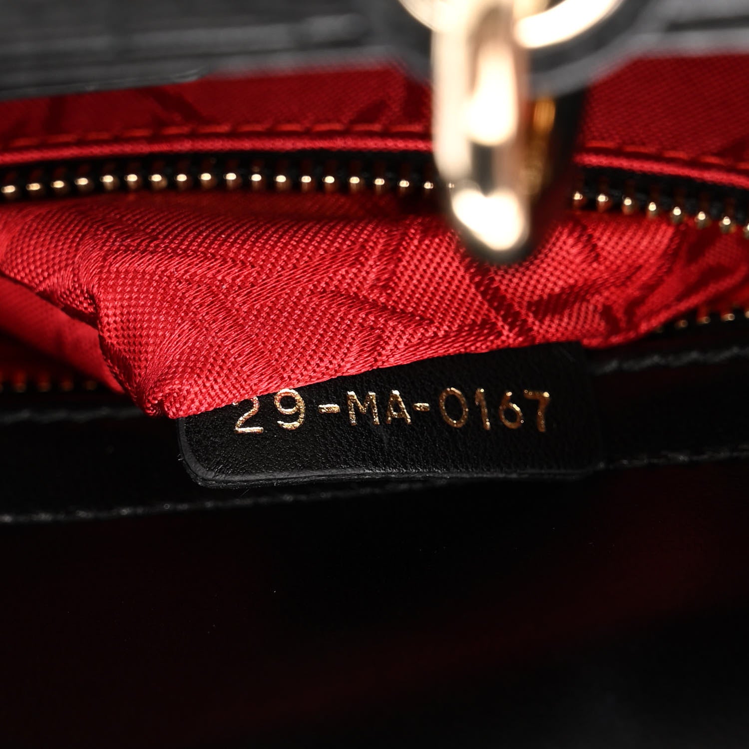 Christian Dior Lambskin Cannage Small Lucky Badges My Lady Dior Black 7 of 10