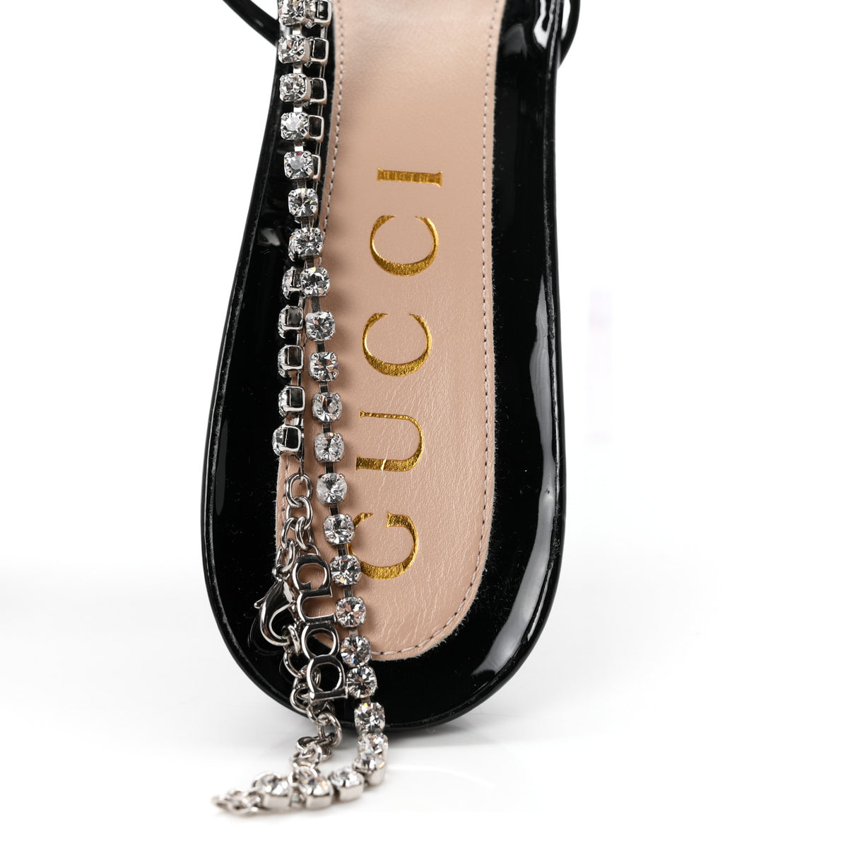Vernice Crystal Sandals 40 Black