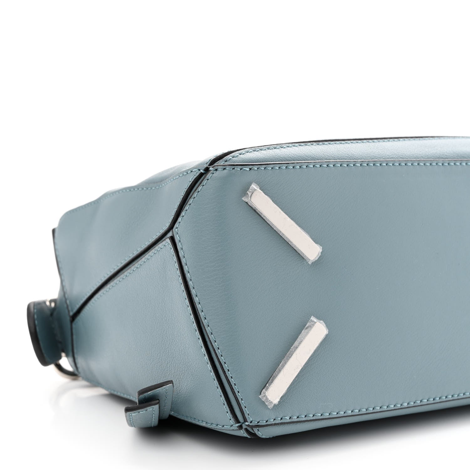 Loewe Calfskin Small Puzzle Bag Stone Blue 9 of 14