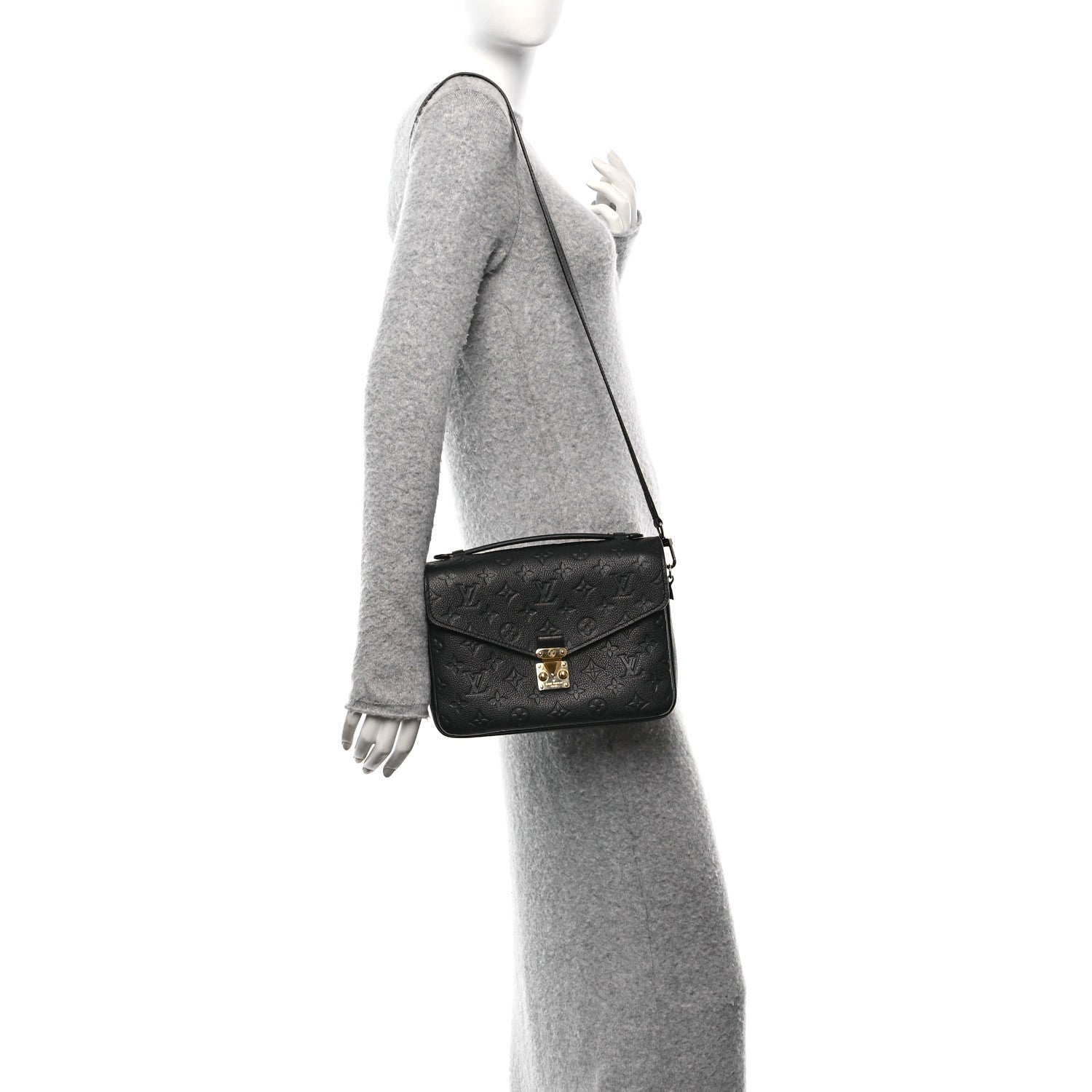 Louis Vuitton Empreinte Pochette Metis Black 2 of 10