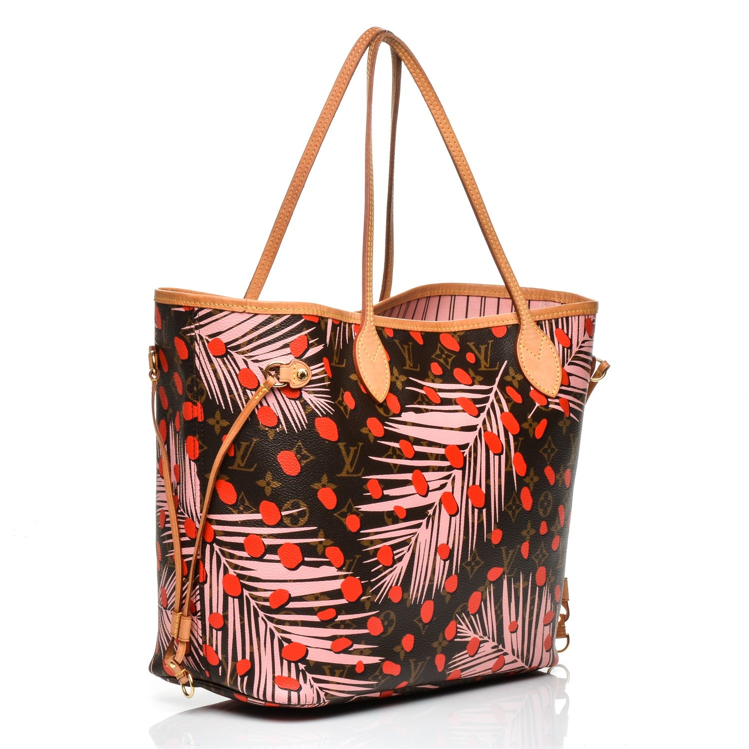 Louis Vuitton Monogram Jungle Dots Neo Neverfull MM Sugar Pink Poppy 3 of 7