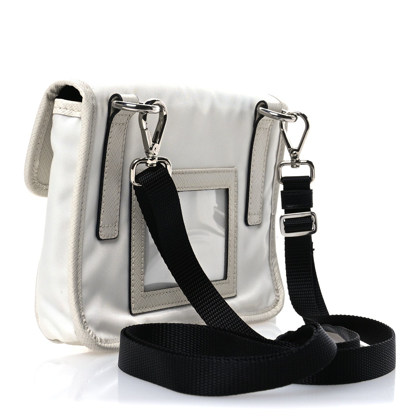 Re-Nylon Saffiano Smartphone Case Crossbody Talco