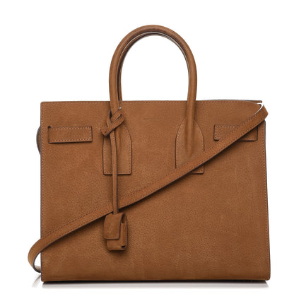 Saint Laurent Nubuck Small Sac de Jour Tan 1 of 14