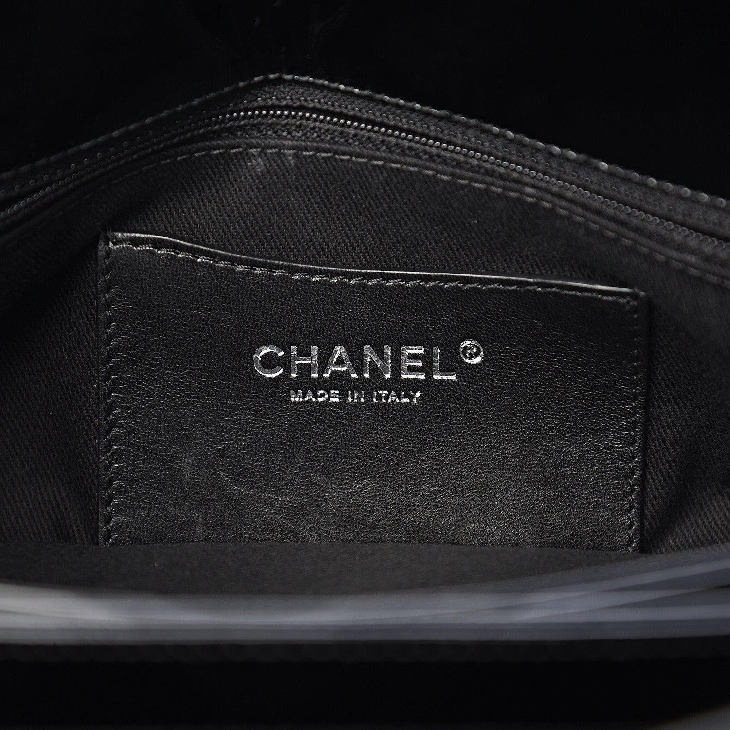 Chanel Patent Quilted Medium Just Mademoiselle Black 5 of 9