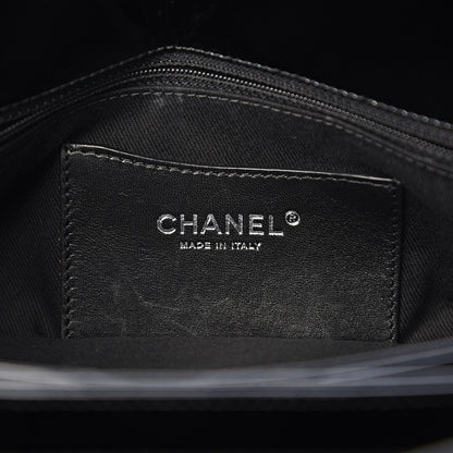 Chanel Patent Quilted Medium Just Mademoiselle Black 5 of 9