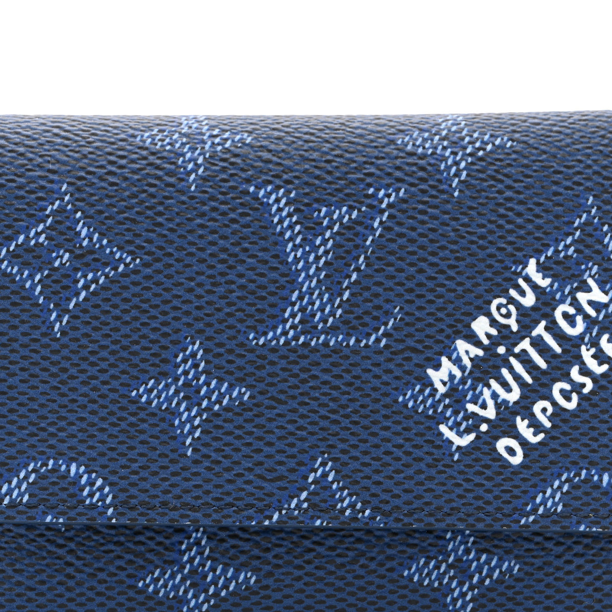 Louis Vuitton Monogram Heritage Victor Wallet Ocean Blue 9 of 12