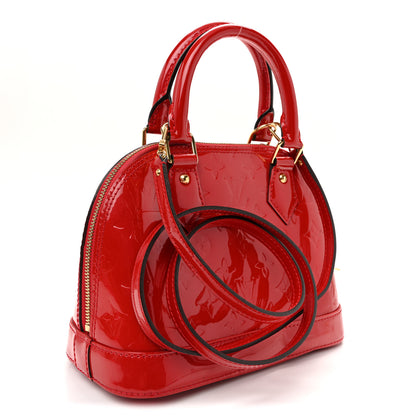 Louis Vuitton Vernis Alma BB Pomme D'Amour 3 of 10