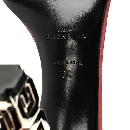Givenchy Smooth Nappa G Cube 105mm Sandals 39 Red 6 of 8
