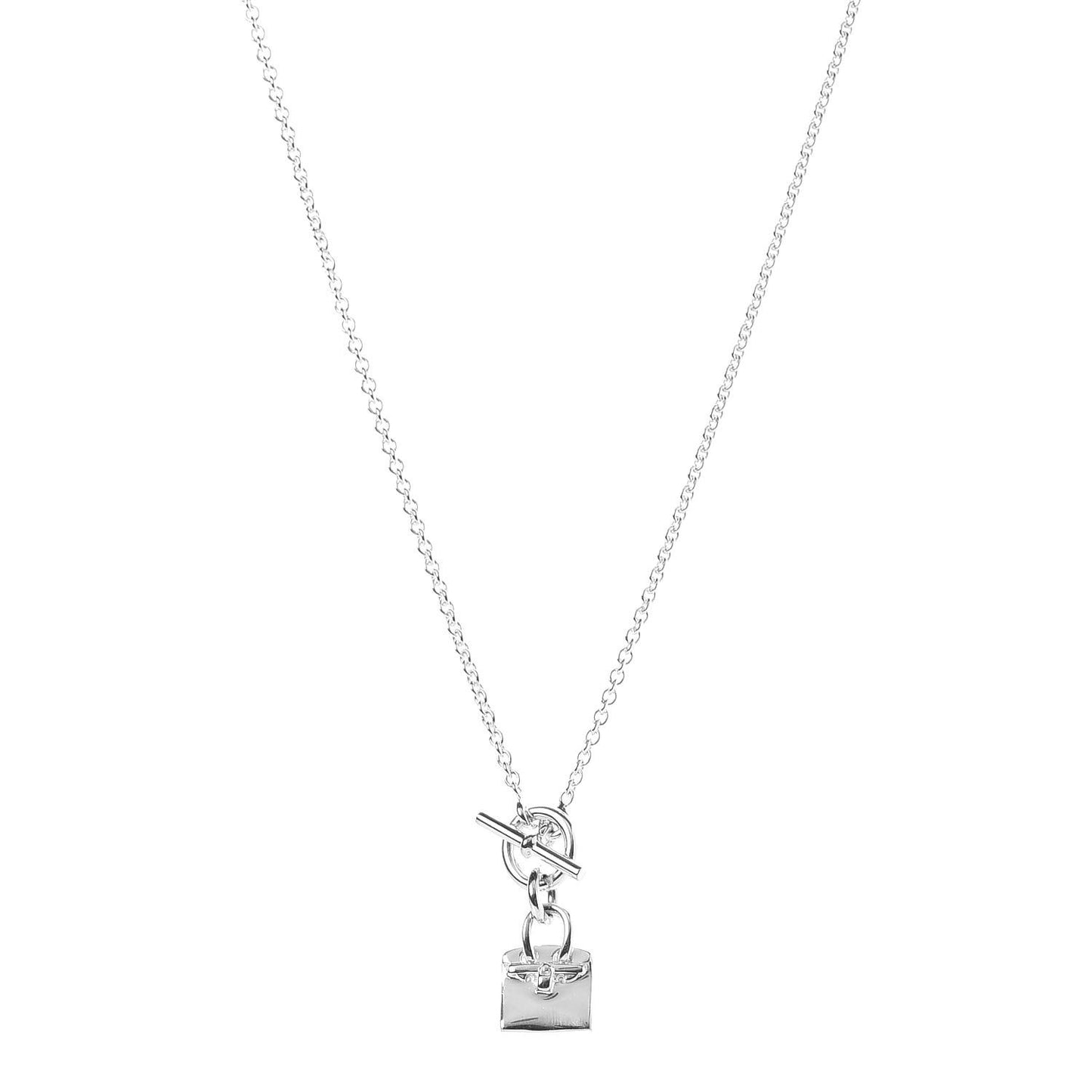 Sterling Silver Birkin Amulette Pendant Necklace