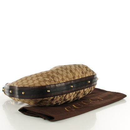 Gucci Monogram Medium Interlocking Hobo Brown 4 of 9