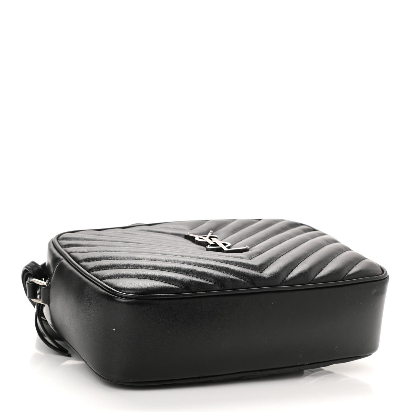 Calfskin Matelasse Monogram Lou Camera Bag Black