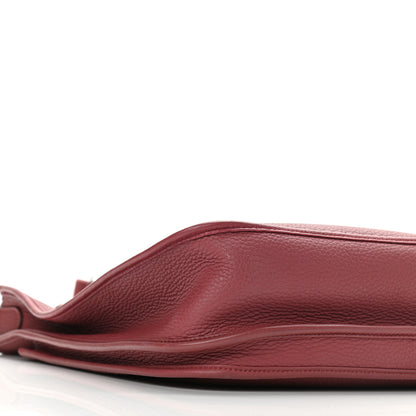 Hermes Taurillon Clemence Evelyne III GM Bois de Rose 9 of 10