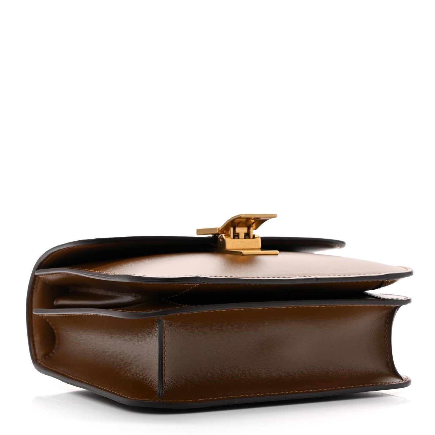 Celine Box Calfskin Teen Classic Box Flap Bag Camel 4 of 11