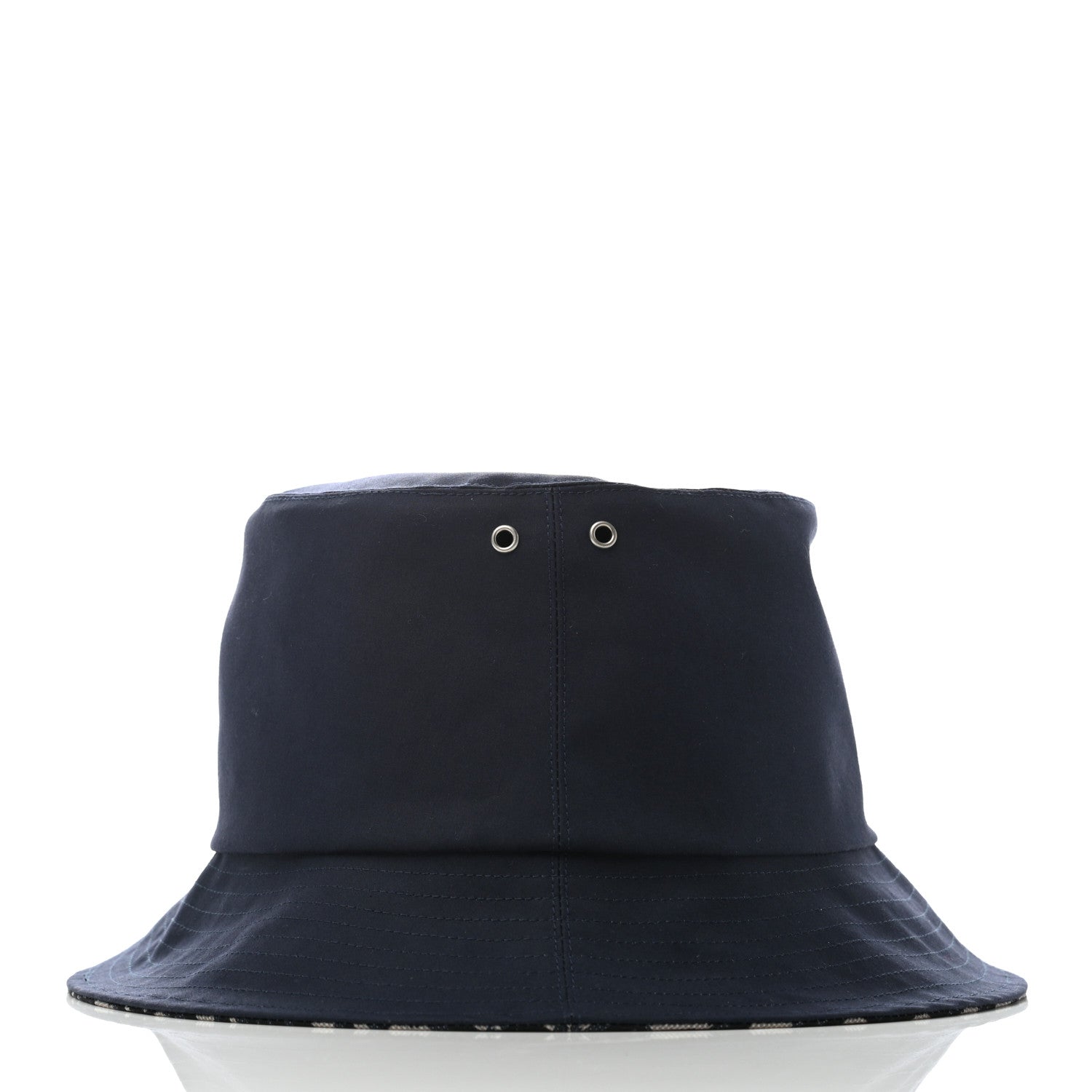 Christian Dior Oblique Reversible Teddy-D Brim Bucket Hat 57 Blue 8 of 13