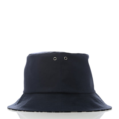 Christian Dior Oblique Reversible Teddy-D Brim Bucket Hat 57 Blue 8 of 13