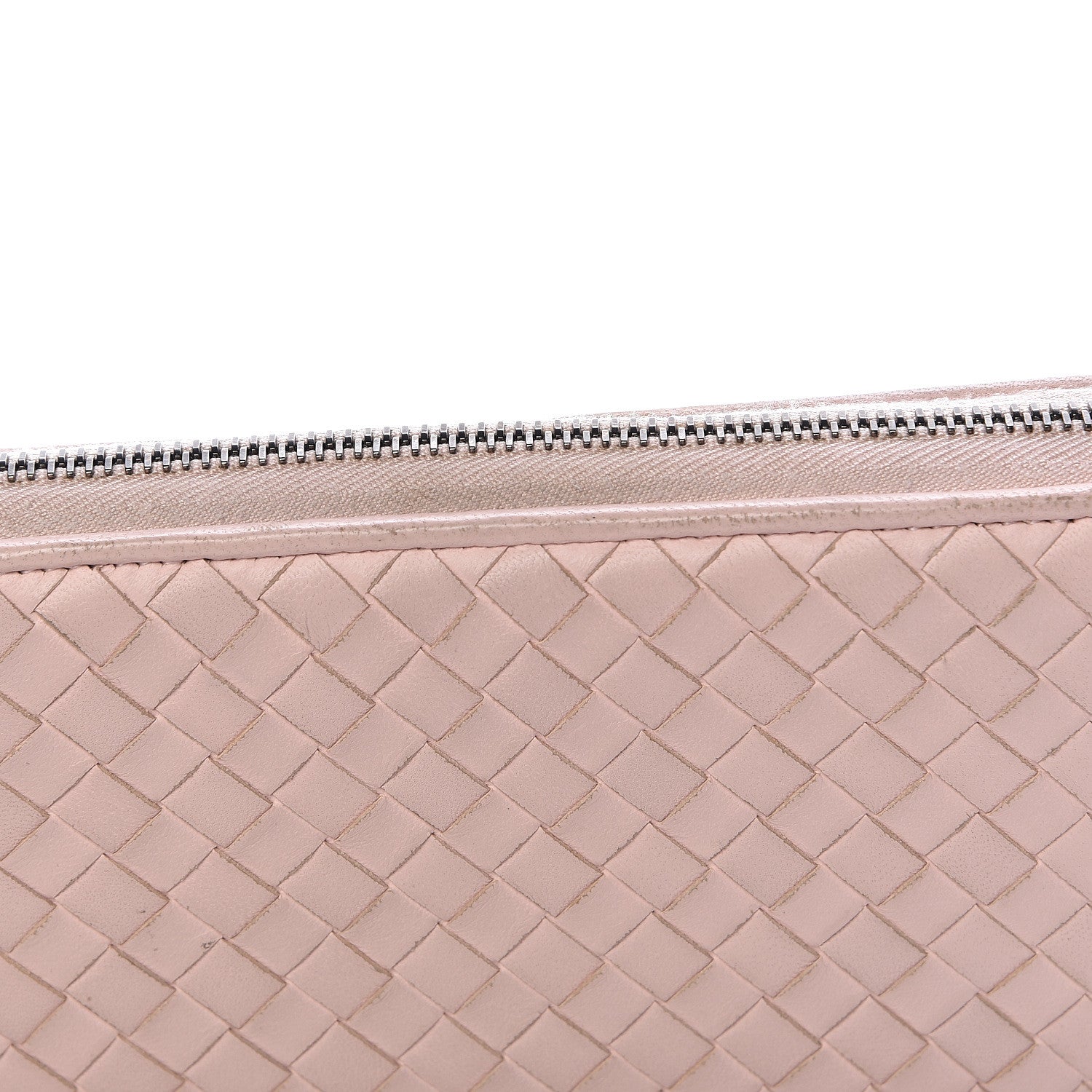Bottega Veneta Nappa Intrecciato Zip Around Wallet Lotus 16 of 17