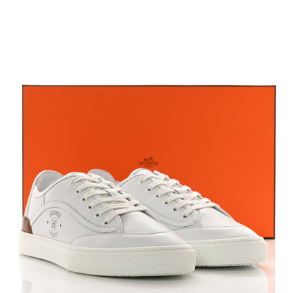 Hermes Calfskin Mens Get Sneakers 42 White 9 of 9