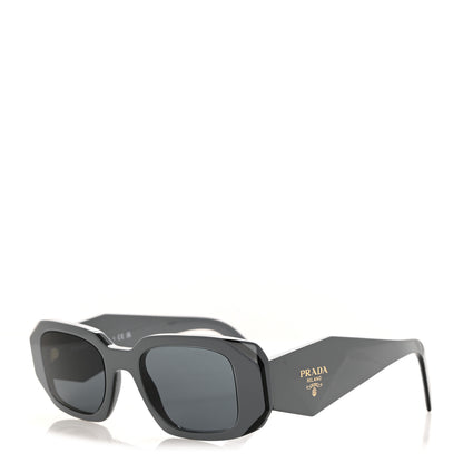 Prada Acetate Symbole Sunglasses SPR 17W Dark Grey 1 of 8