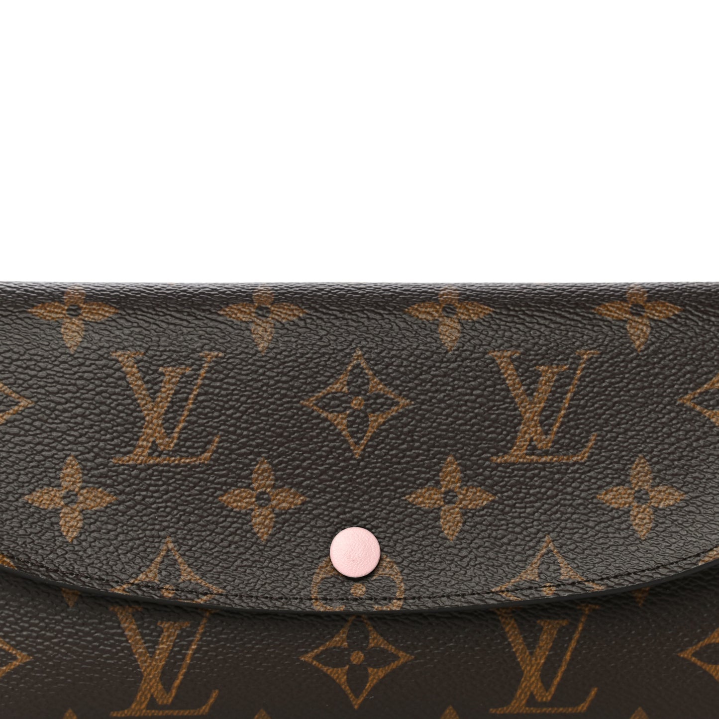 Monogram Emilie Wallet Rose Ballerine