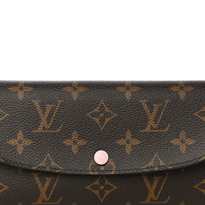 Louis Vuitton Monogram Emilie Wallet Rose Ballerine 8 of 10