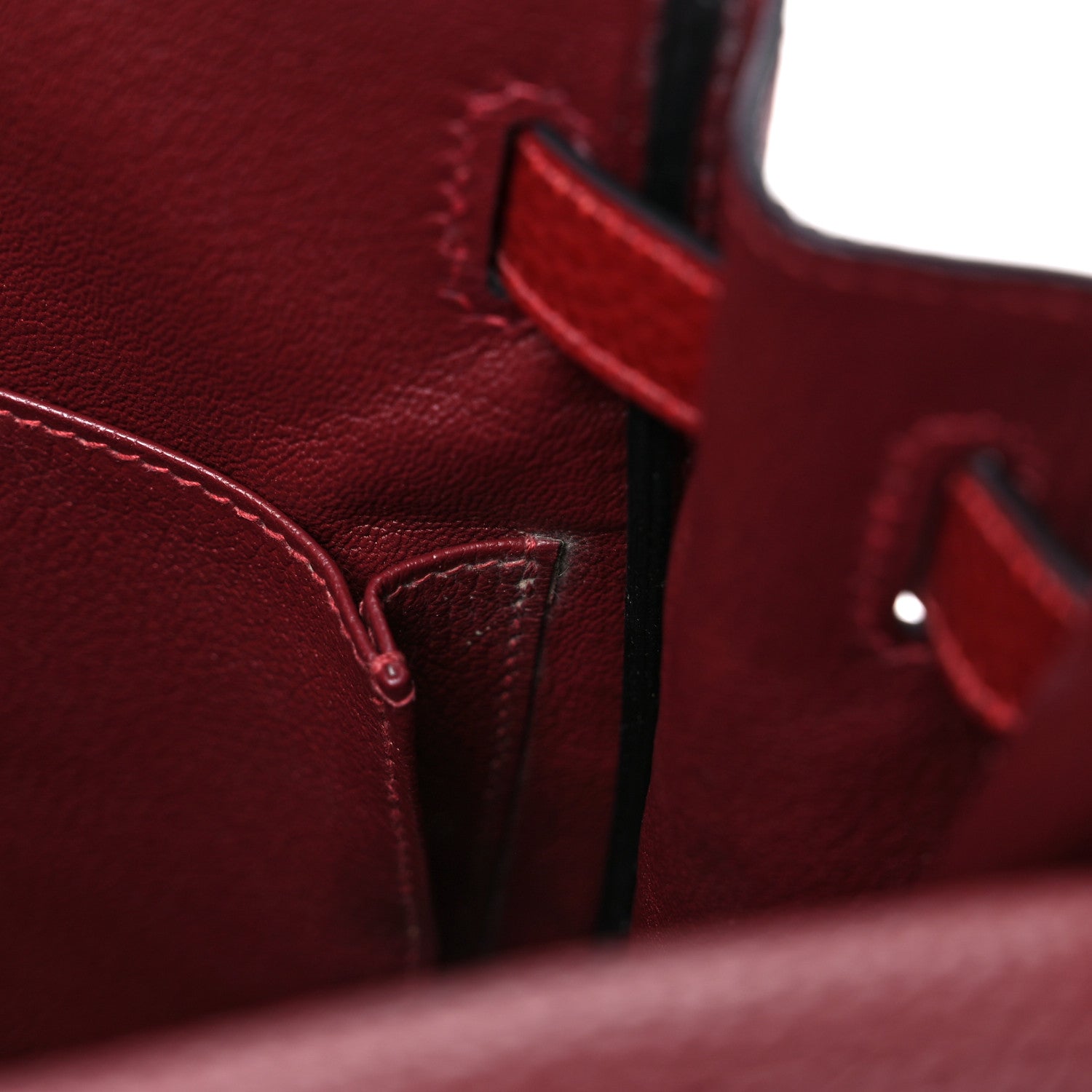 Hermes Togo Kelly Retourne 32 Rouge H 11 of 13