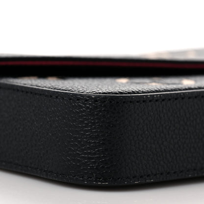 Louis Vuitton Empreinte Monogram Giant Felicie Pochette Black Beige 7 of 8