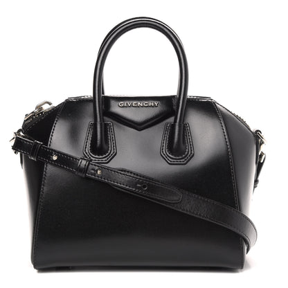 Givenchy Shiny Lord Calfskin Mini Antigona Black 1 of 12