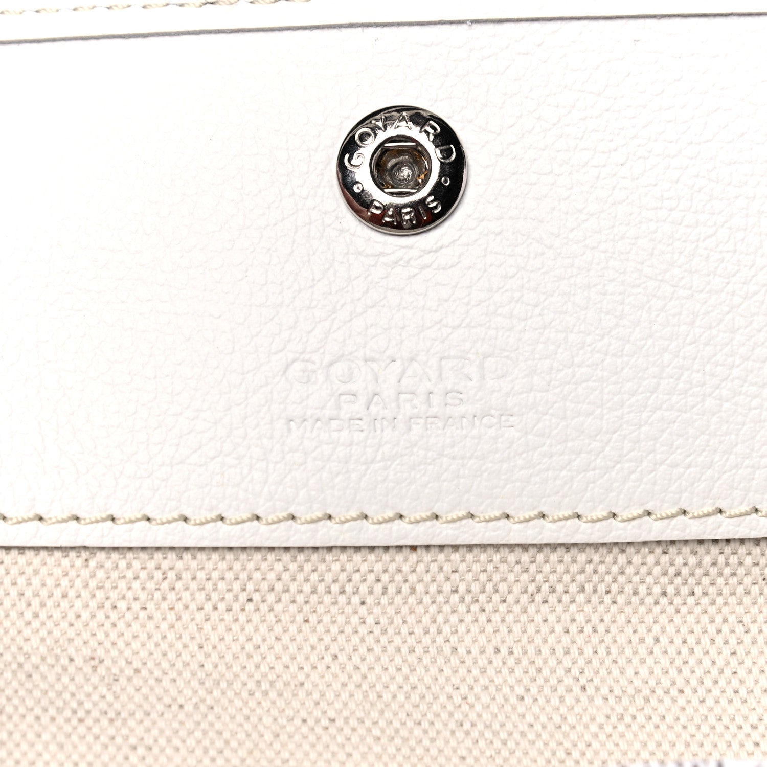 Goyard Goyardine Saint Louis GM White 6 of 8