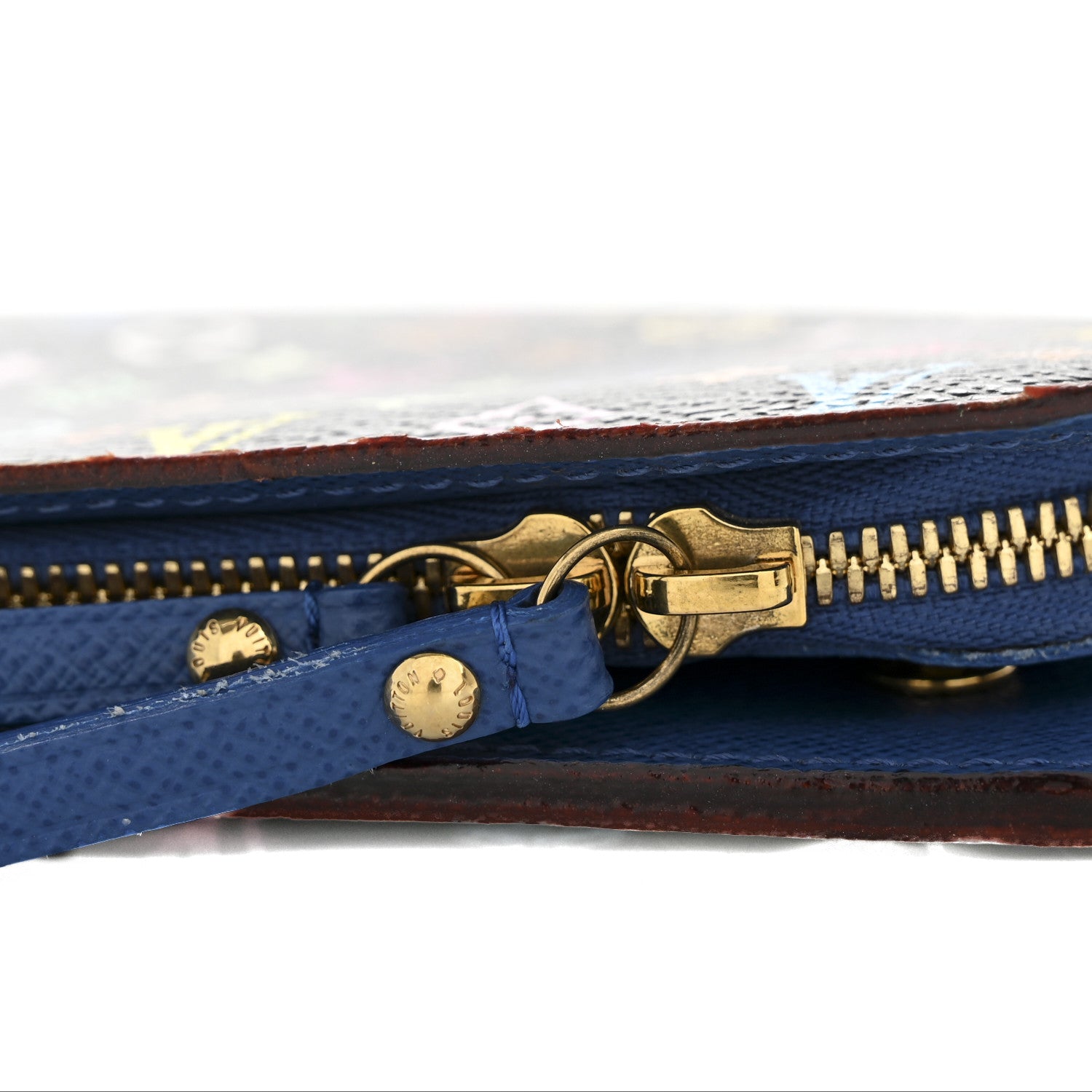 Louis Vuitton Monogram Multicolor Insolite Wallet Black Bleuet 9 of 10