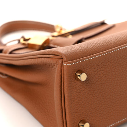 Hermes Togo Kelly Retourne 25 Gold 9 of 13