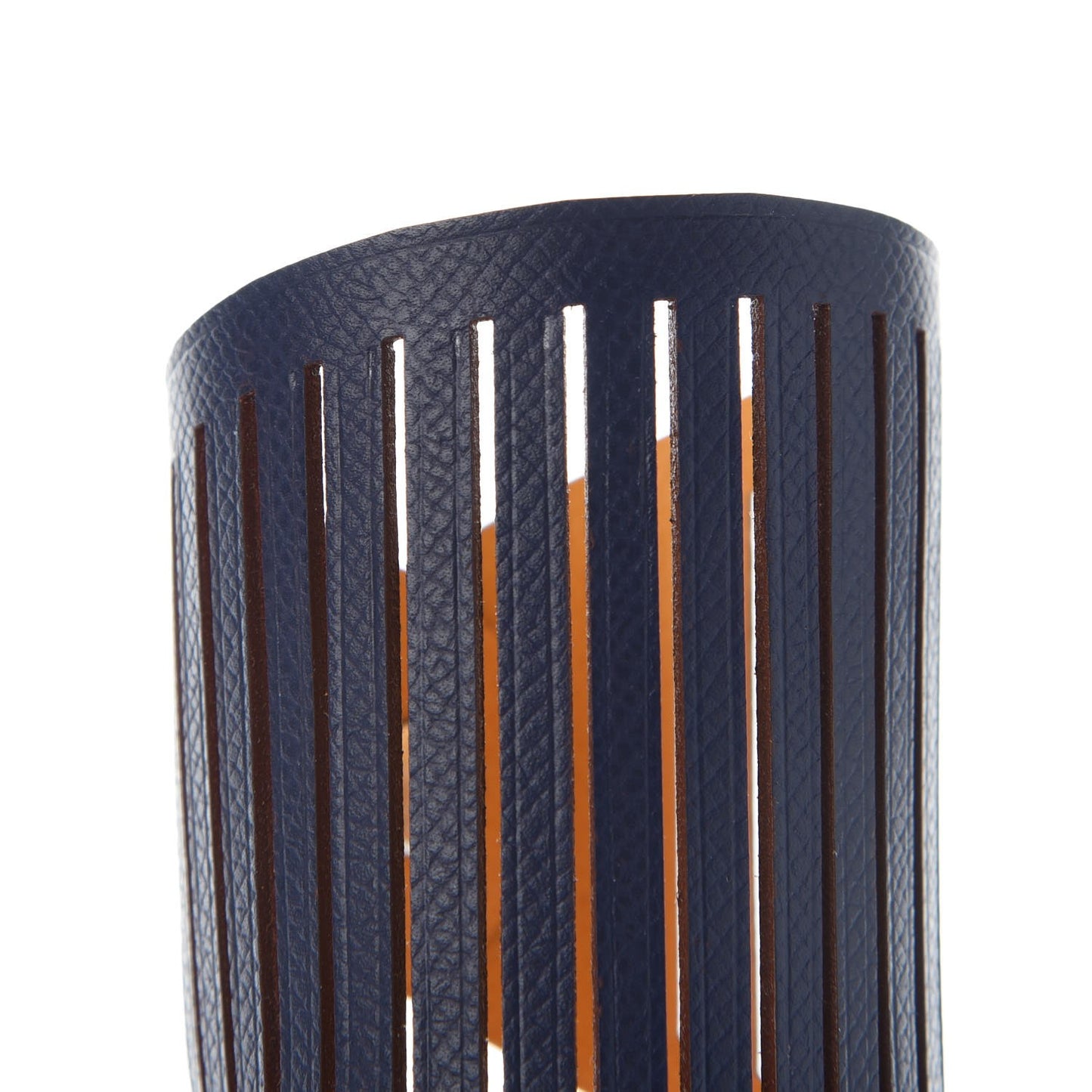 Epsom Petit H Ajoure Reversible Cuff Jaune D'Or Bleu De Malte