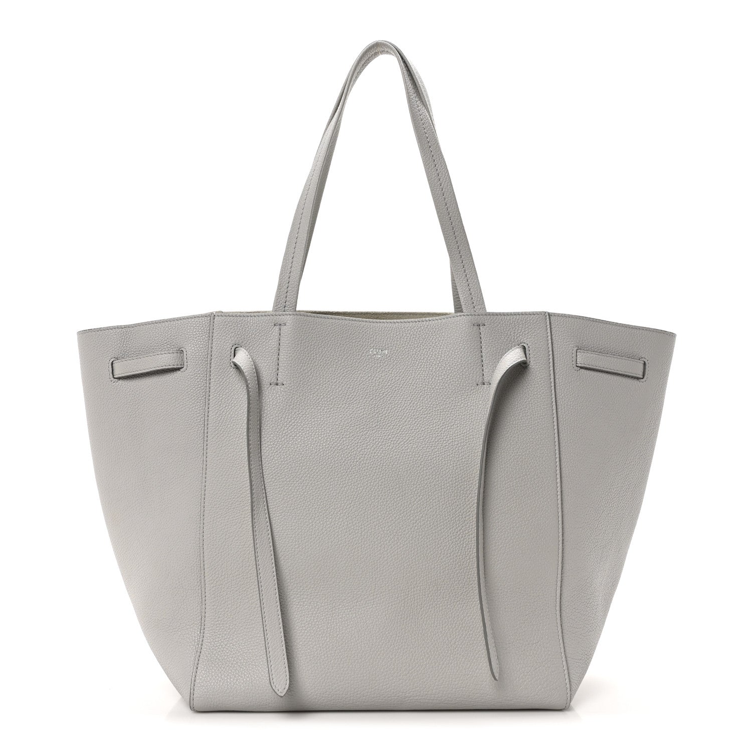 Celine Soft Grained Calfskin Small Belt Cabas Phantom Mineral 1 of 10