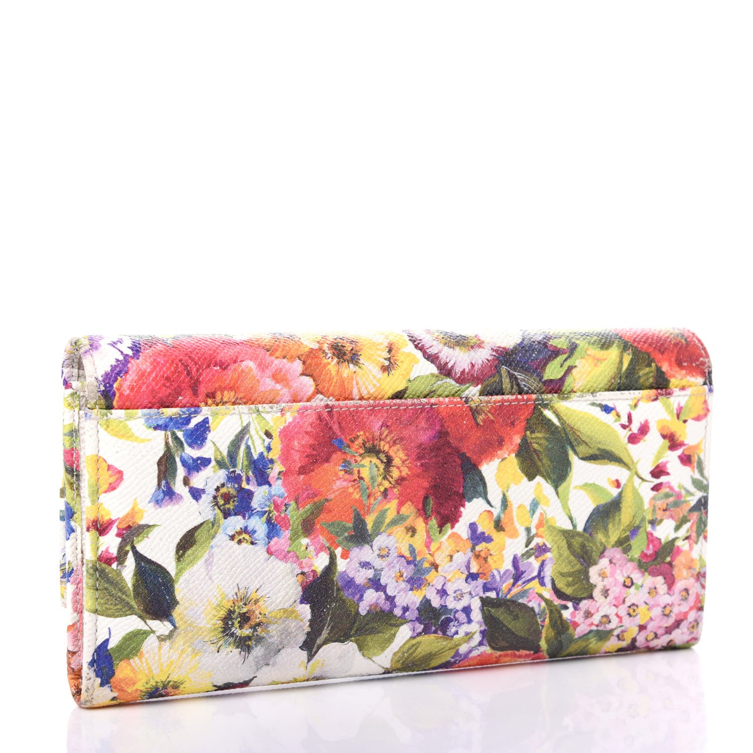 Dolce & Gabbana Dauphine Floral Print Continental Wallet Multicolor 3 of 6