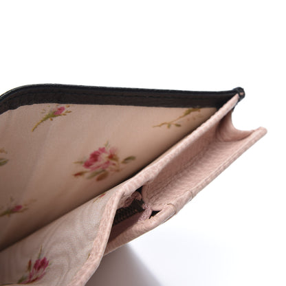 Gucci Calfskin GG Marmont Bow Card Case Black 6 of 11
