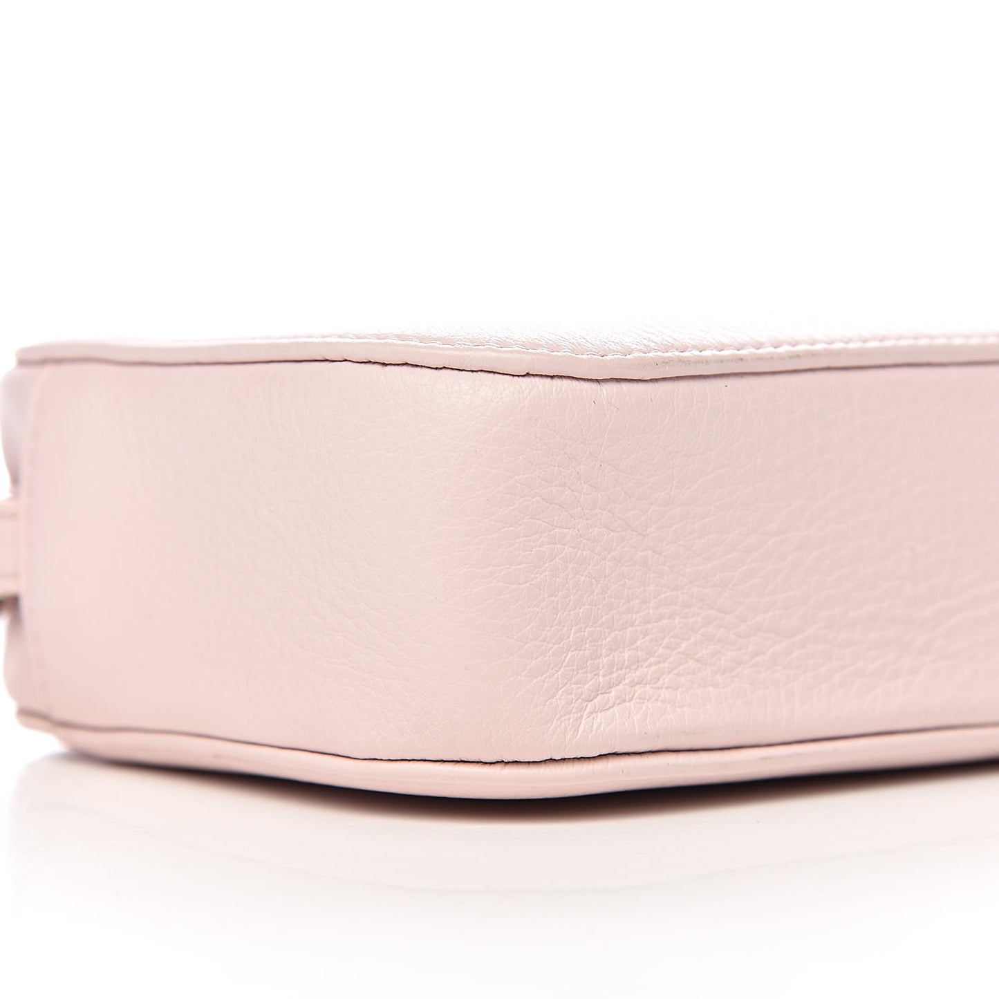 Smooth Calfskin Logo XS Everyday Camera Bag Light Rose Black