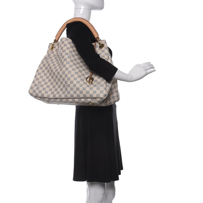 Louis Vuitton Damier Azur Artsy MM 2 of 10