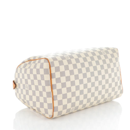 Louis Vuitton Damier Azur Speedy 30 4 of 9