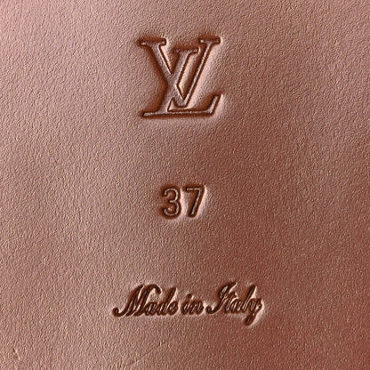 Louis Vuitton Monogram Escale Lock It Flat Mule 37 Rouge 6 of 7