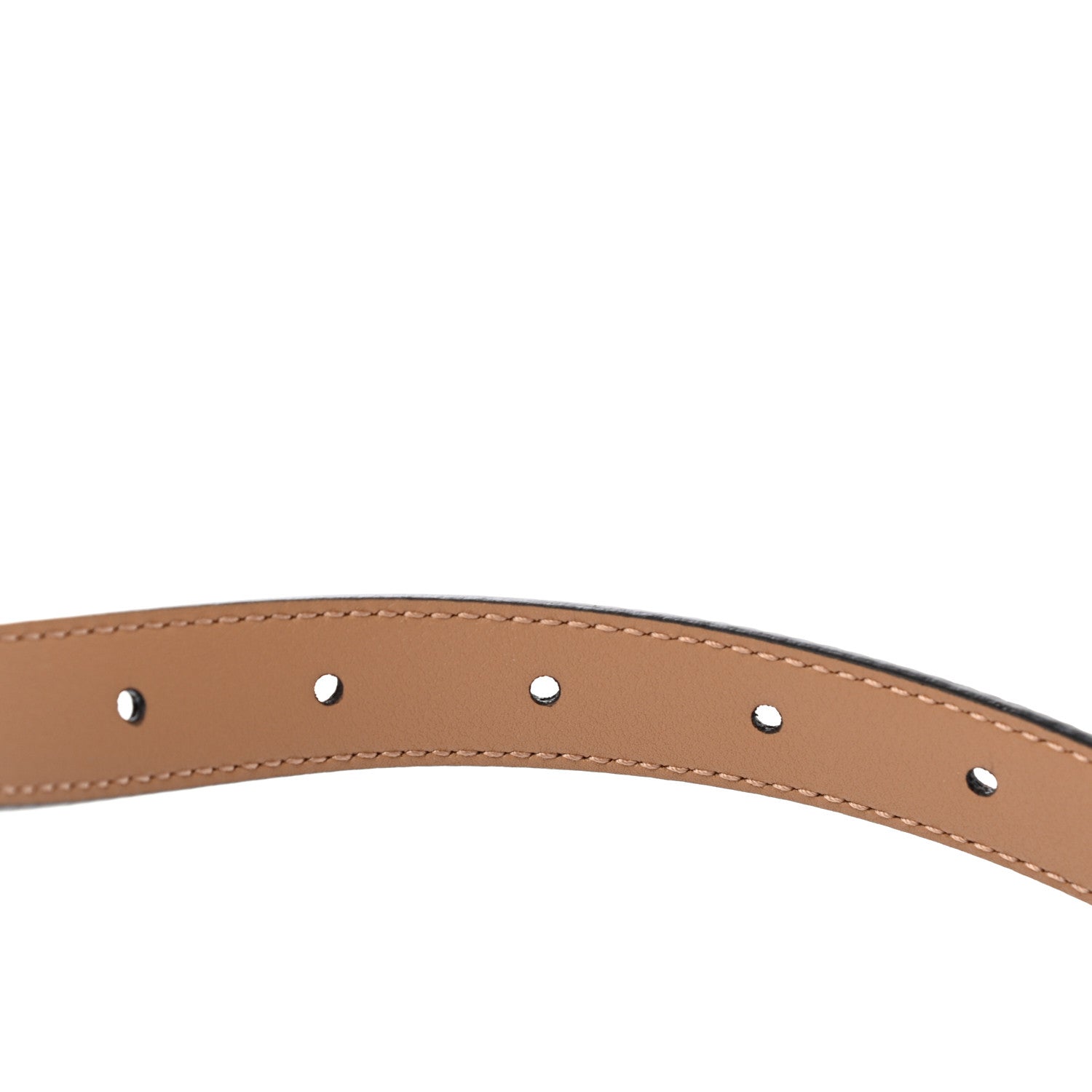 Gucci Moon Calfskin Double G 20mm Belt 95 38 Natural Tan 3 of 5