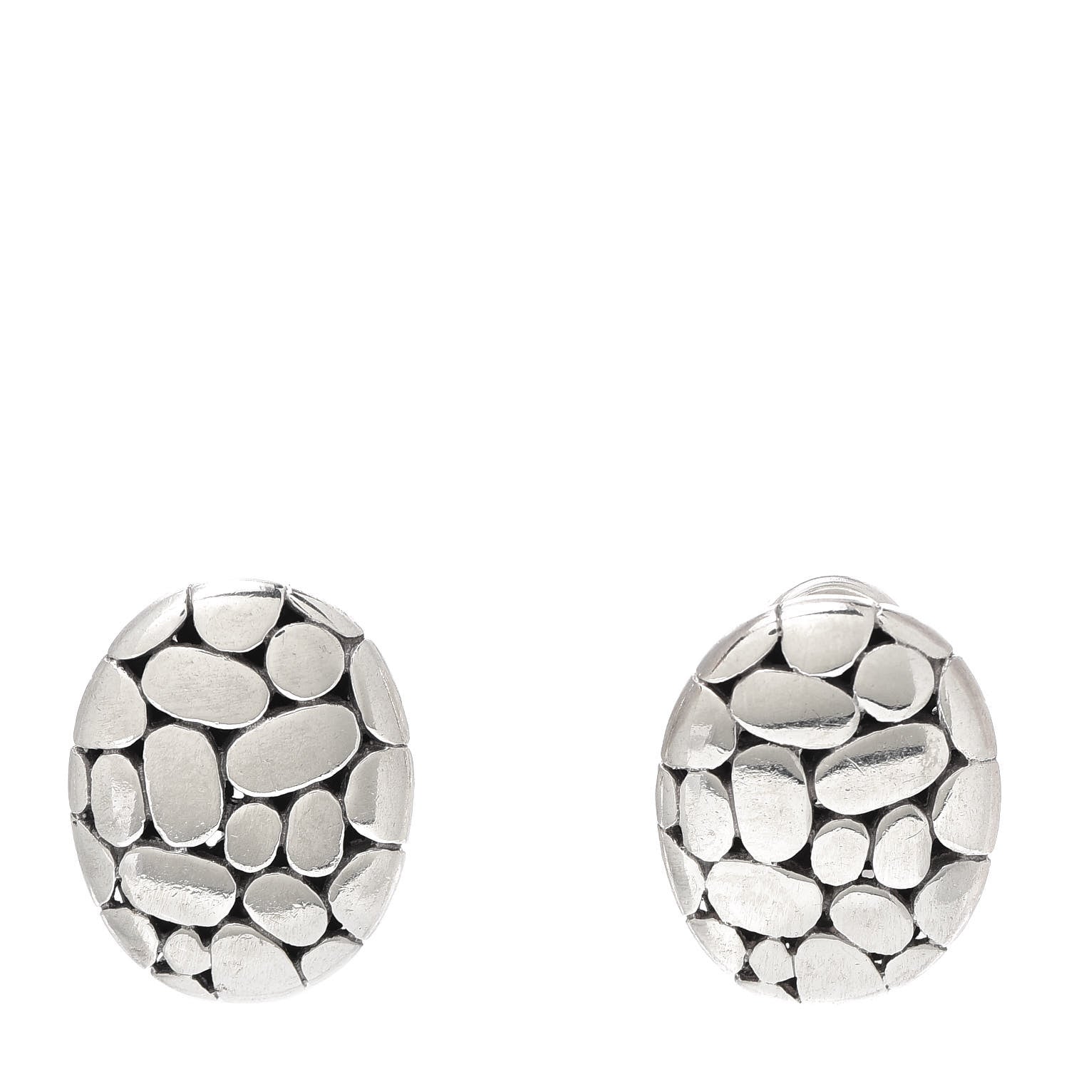 John Hardy Sterling Silver Kali Oval Earrings 1 of 4