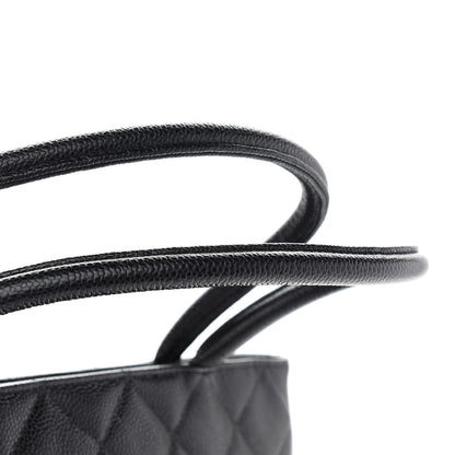 Chanel Caviar Quilted Medallion Tote Black 10 of 10