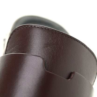 Hermes Calfskin Calya Mules 38 Cafe 8 of 8