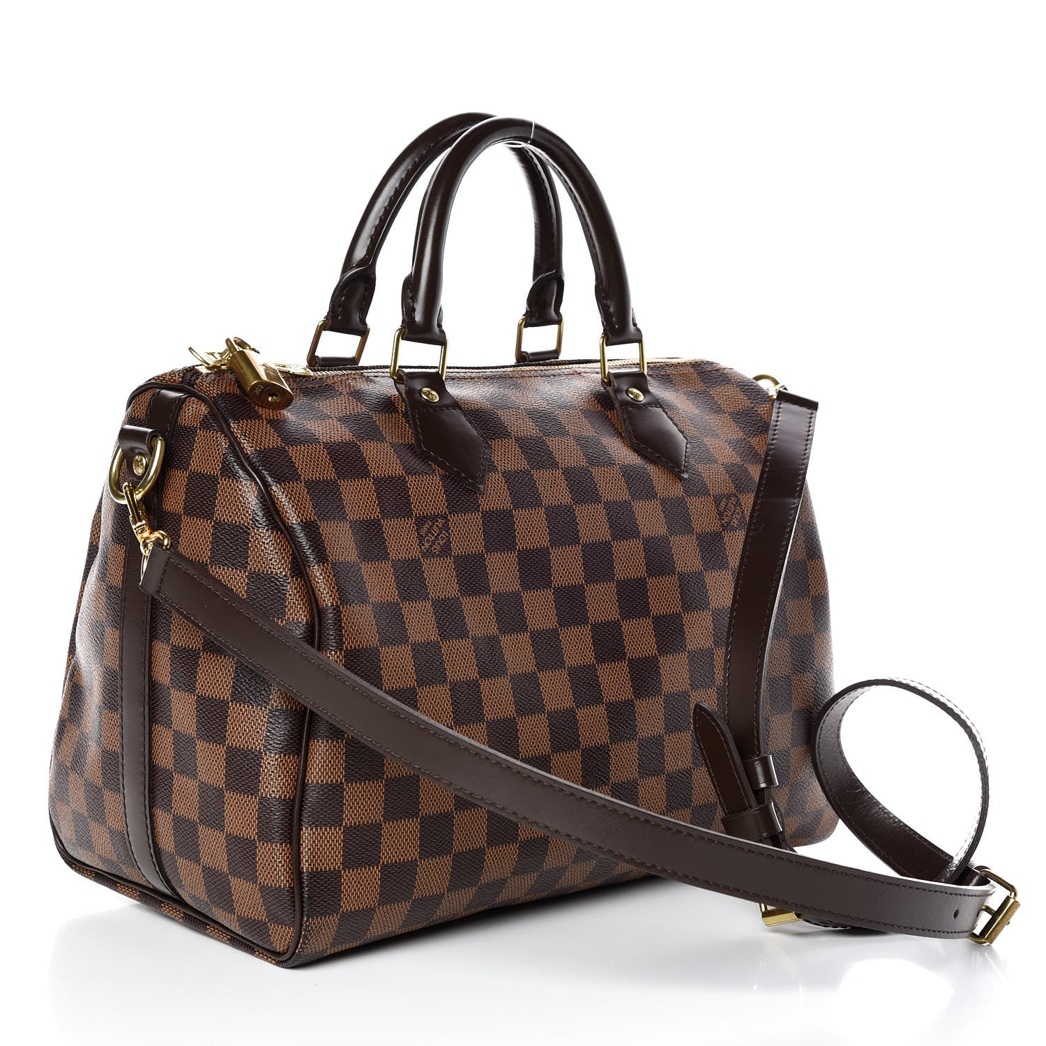 Louis Vuitton Damier Ebene Speedy Bandouliere 30 3 of 9